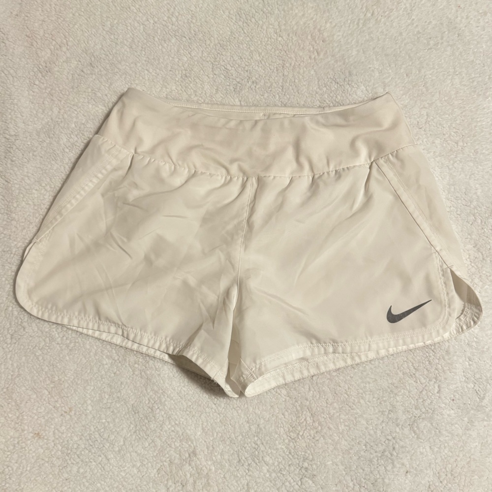 Nike White Running Shorts